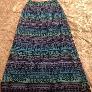Multicolor Forever 21 Maxi Skirt